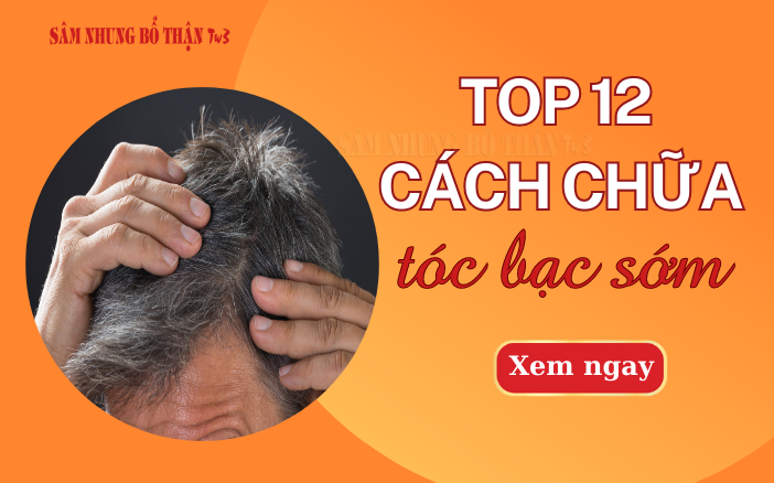 Top 12 cách chữa tóc bạc sớm